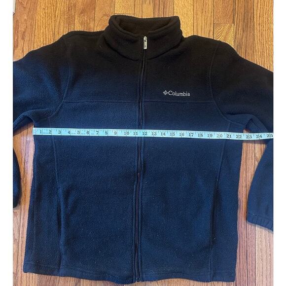 Columbia Jacket Black full zip Size Medium 100% Polyester - Picture 6 of 8